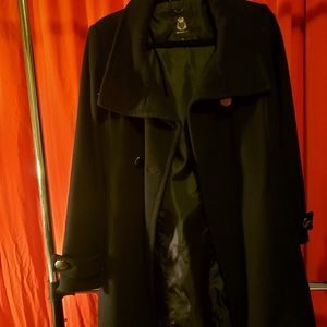 French Black Trench Coat for sale